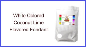 White Coconut Lime Fondant