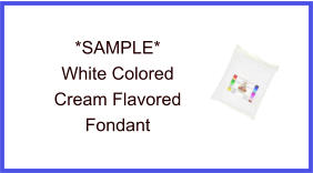 White Cream Fondant Sample
