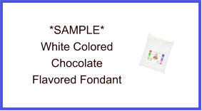 White Chocolate Fondant Sample
