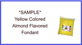 Yellow Almond Fondant Sample